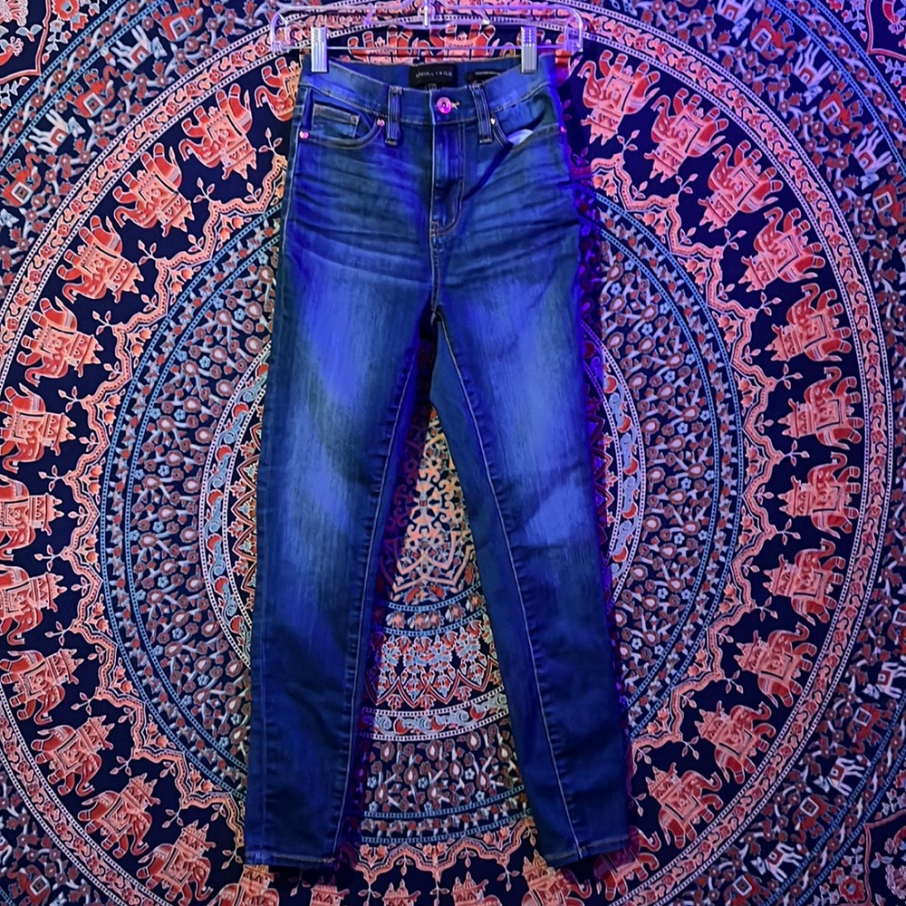 Kendall + Kylie blue jeans